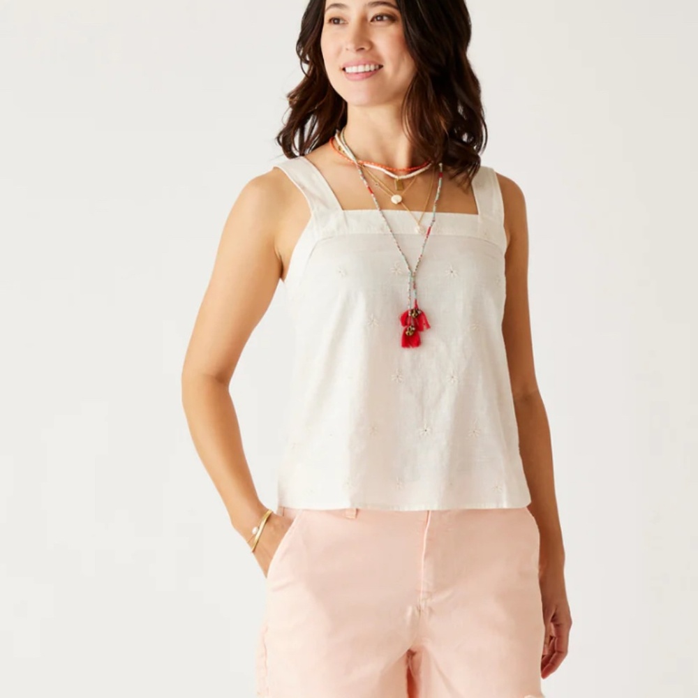 Carve Designs Liv Eyelet Top